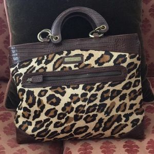 Isabella Fiore Animal Print Handbag